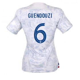 Frankrike Matteo Guendouzi #6 Borta Kläder Dam VM 2022 Kortärmad